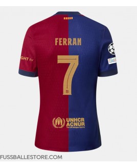 Günstige Barcelona Ferran Torres #7 Heimtrikot 2024-25 Kurzarm